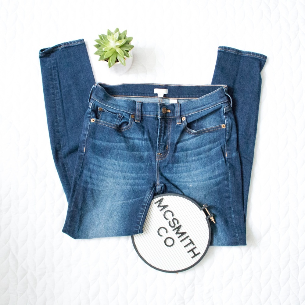 J.Crew | Patriotic Wash Mid-Rise Skinny Jeans